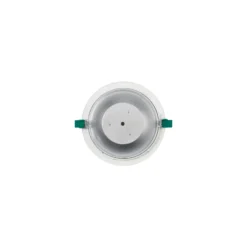 Sylvania LED Downlight Start 205 Aluminium Vit 20W 2100lm 74D - 830 Varm Vit | Utskärning 205mm - IP54 - Dimbar