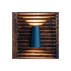 THORNeco Armatur Runda HOLLY Aluminium Svart Up & Down 8W 500lm - 830 Varm Vit