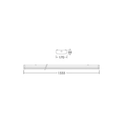THORNeco LED Allmänbruksarmatur Freja Varioflex 24-47W 3500-7000lm - 830-840 CCT | 150cm