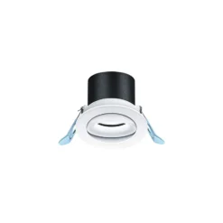 THORNeco LED Spot LILY Svart 6W 600lm 38D - 940 Kallvit | 82mm - Utskärning 68mm - IP44 - Bästa färgåtergivning - Dimbar