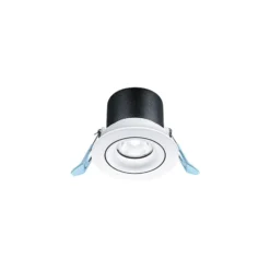 THORNeco LED Spot LILY Svart 9W 900lm 24D - 940 Kallvit | 82mm - Utskärning 68mm - IP44 - Bästa färgåtergivning - Dimbar