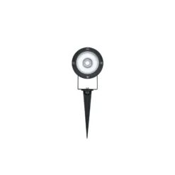 THORNeco LED Spot MARY GARDEN Glas Svart 8W 500lm - 830 Varm Vit | Utskärning 95mm - IP66