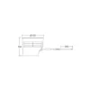 THORNeco LED Spot ROSY INGROUND Glas Svart 6W 350lm - 830 Varm Vit | Utskärning 130mm - IP67
