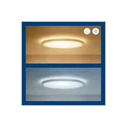 WiZ Smart LED Taklampa SuperSlim Vit 22W 2600lm - 922-950 Justerbar Vit + RGB | IP20 - Bästa Färgåtergivning - Wifi Dimbar