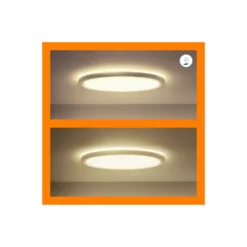 WiZ Smart LED Taklampa SuperSlim Vit 22W 2600lm - 922-950 Justerbar Vit + RGB | IP20 - Bästa Färgåtergivning - Wifi Dimbar