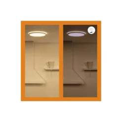 WiZ Smart LED Taklampa SuperSlim Vit 16W 1500lm - 927-965 Justerbar Vit | IP20 - Bästa Färgåtergivning - Wifi Dimbar